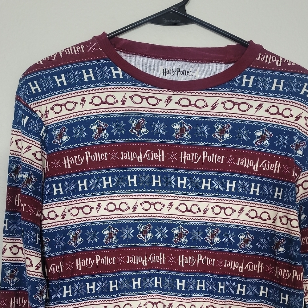 Harry Potter Thermal Long Sleeve Shirt Size S Long Sleeve - Picture 2 of 10